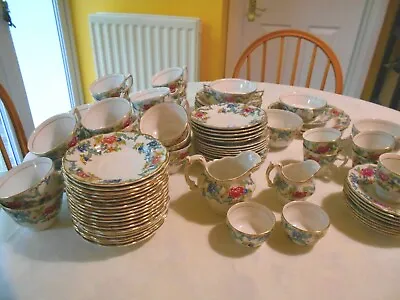 Buy Booths Floradora (A8042)- 4 Side Plates £18 4 Coffee Cups & Saucers £22 Etc • 11£
