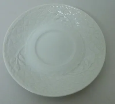 Buy New Royal Worcester Gourmet White Oven-Table Embossed China Tea Saucer • 2.59£