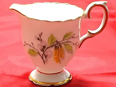 Buy VINTAGE CROWN STAFFORDSHIRE FINE BONE CHINA CREAMER Pussy Willow Pattern F16219 • 8.99£