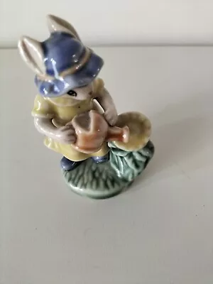 Buy Ceramic/ Pottery Rabbit With Watering Can Figure . 10cm Immaculate Condition • 3.99£
