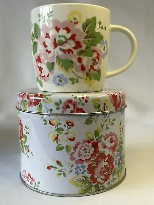 Buy Cath Kidston By Queens Spray Flowers Fine China Small Mug In A Tin  NEW. • 15£