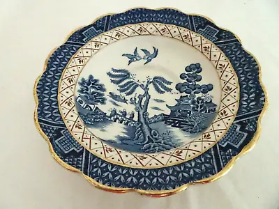 Buy Booths China Real Old Willow Pattern A 8025 5 3/4  Saucer Made In England • 17.29£