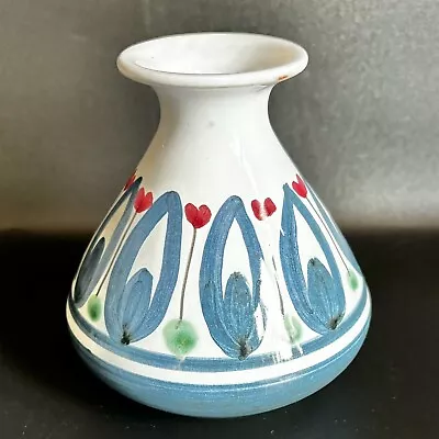 Buy Vintage MCM Hand Painted Elle Keramikk Norse Pottery Vase Norway • 25£