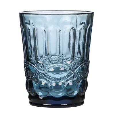 Buy Vintage Style Blue Baroque Embossed Glass Tableware & Glassware Collection • 12.99£