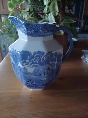 Buy Antique Cauldon Blue And White Jug 19th Century • 40£