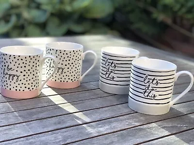 Buy Set Of 4 China Coffee Tea Mugs • 9.50£
