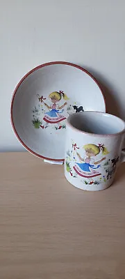 Buy Vintage Purbeck Pottery  Bornemouth Childs Cup And Saucer • 8£