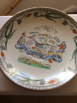 Buy God Speed The Plough China Saucer Burslem China Farmers Arms 6.1/4 Inches • 26£