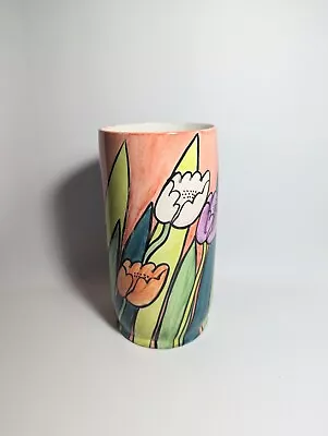 Buy Rare Honiton Pottery Jane Willingale 'Loudware' Design Vase. Colourful Vintage  • 41.99£