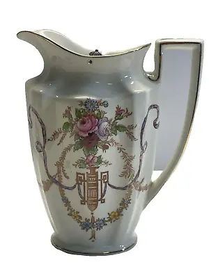Buy Antique Crown Ducal Ware   Doric  Jug With Pewter Lid (F68), Tableware • 18.03£