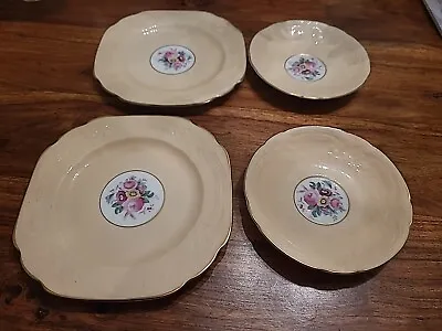 Buy Antique Coalport Floral Scalloped China 4 Items • 15£