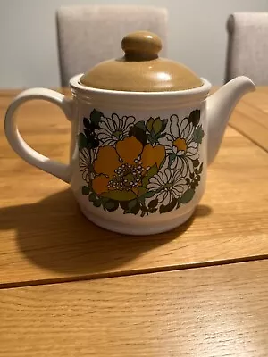 Buy Vintage Sadler 70s Floral Print Teapot With Lid  • 0.99£