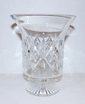 Buy Lovely  Waterford Crystal Beautifully Cut 6  Footed Hurricane Candle Holder Vase • 97.19£