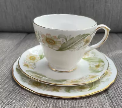 Buy Vintage Duchess Bone China Greensleeves  Tea Cup Saucer Side Plate  Trio • 3£