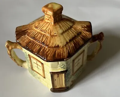 Buy Keele St Pottery Vintage Cottage Ware Two Handled Lidded Pot Sugar Bowl • 5.99£