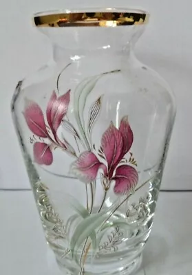 Buy Bohemia Crystalex Small Vase Floral Cristalline Made In Czech Republic Crystal   • 18.89£