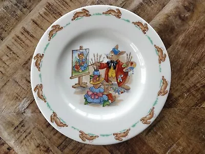 Buy Vintage Royal Doulton Bunnykins Plate (Artist) • 8.99£