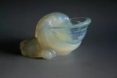 Buy Art Deco Sabino Opalescent Glass Snail Shell Figurine • 47.94£