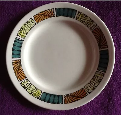 Buy Vintage Side Plate By Kathy Winkle, Pattern 'Mardi Gras' Ironstone Staffordshire • 5£