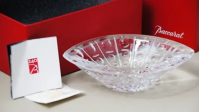 Buy Baccarat France Crystal Equinox Dish Bowl Glass RARE With Box • 298.38£