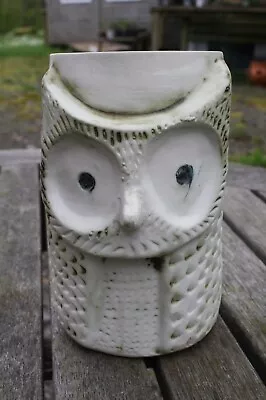 Buy Carn Pottery (John Beusmans) N73 Owl Vase 14.5 Cms Tall. Perfect  Signed • 50£