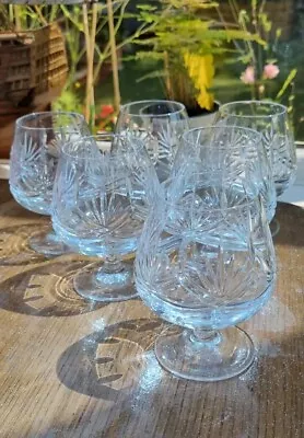 Buy Edinburgh International Brandy Crystal Glasses X 6 • 20£