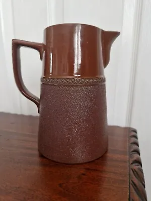 Buy Vintage Lovatts Langley Mill Brown Jug Water Ewer Pot Brown Glazed • 19£