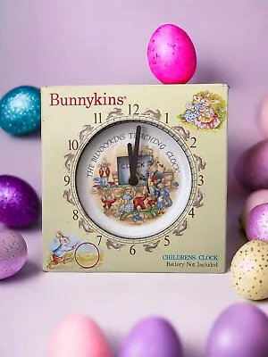 Buy Royal Doulton English Bone China Bunnykins Collection Teaching Wall Clock NEW • 14.99£
