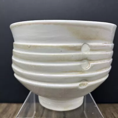 Buy Jack Doherty Porcelain Chawan Ribbed With Soda Vapour Glaze #346 • 220£