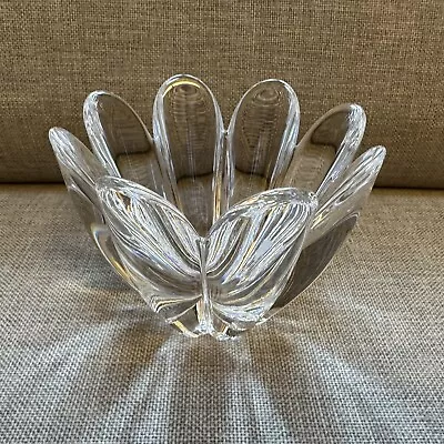 Buy Orrefors Crystal Bowl  Mayflower  Jan Johansson Clear Glass • 20£