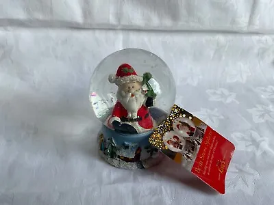 Buy Christmas Glass+pottery Large Snow Globe  NEW • 2.99£
