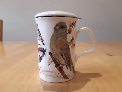 Buy Roy Kirkham Garden Birds Fine Bone China Lidded Tea Infusion Mug • 6£
