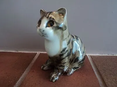 Buy Vintage (winstanley-england) Tiger Brindle Cat/kitten - (mint Condition)-unusual • 34.99£