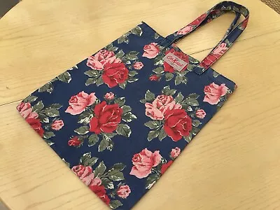 Buy Cath Kidston Wedgewood Blue Floral Print Foldable Cotton Shopper • 6.95£