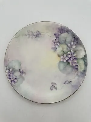 Buy JPL Jean Pouyat Limoges Hand Painted Floral Plate 7.5” Antique Dessert Dish • 64.16£