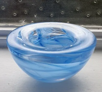 Buy 🔶️kosta Boda Swedish Atoll Swirl Candle Holder Votive Anna Ehrner Mcm Glass • 31.68£