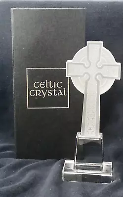 Buy THE CELTIC CROSS Crystal Glass In Original Box By Celtic Crystal • 9£