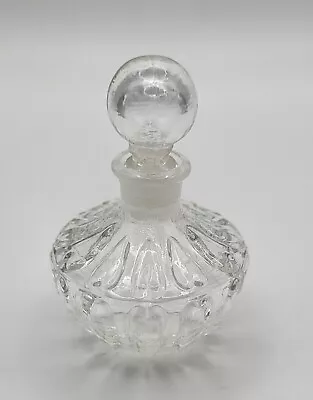 Buy Vintage Cut Glass Perfume Bottle With Stopper 6.5cm H • 12£