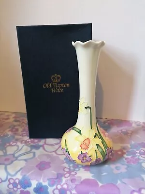 Buy Old Tupton Ware Fluted Vase Tw7919  Handpainted 20 Cm Floral In Box VGC  • 20£