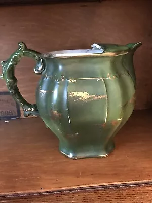 Buy Haynes Baltimore Arts & Crafts Antique Pottery Green Old Pitcher • 25.61£