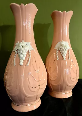 Buy Matching Pair 19thC Victorian Pratt And Co Fenton Vases, Makers To Prince Albert • 55£