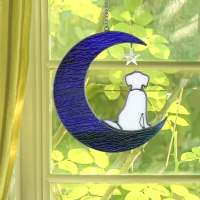 Buy Stained Glass Good Workmanship Window Hanging Home Dog Suncatcher Memorial Gifts • 15.31£