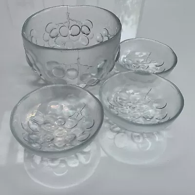 Buy Kosta Boda Grape Bowls By Ann Warff (Sweden) 1 X Large And 3 Small Bowls • 15£