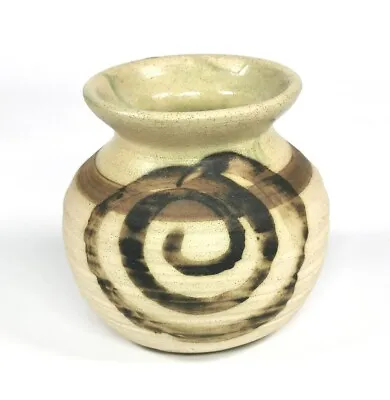 Buy Vintage Moffat Studio Art Pottery Scottish Vase Gerard T Lyons Spiral Design • 16£