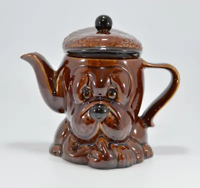Buy Dog Tea Pot Price & Kensington P&K Vtg Cute Brown Glaze  Collectable Gift Kitsch • 14£
