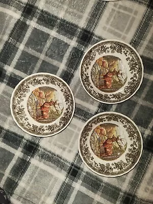 Buy 3 Queens Quintessential Game Stag 6.5  Bowl Collector Dinnerware • 33.21£