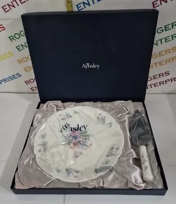 Buy Aynsley Fine Bone China Little Sweetheart Pie Server & Plate, Boxed • 14.99£