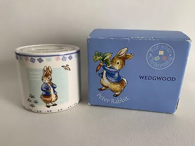 Buy Wedgewood Beatrix Potter Peter Rabbit Christening Ceramic Children's Moneybox • 11.99£