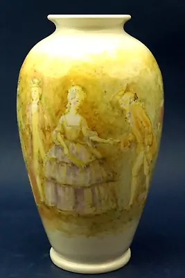 Buy MINGHETTI Bologna Italy Luster Ceramic Vase 1900 Liberty Venetian Characters • 744£