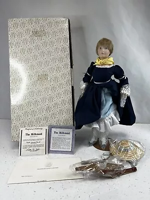 Buy Franklin Mint Anniversary Heirloom The Milkmaid Doll #232 • 19.95£